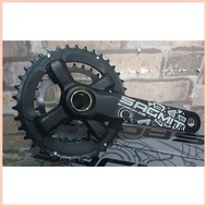 ✆ ☇◑ ❦ Sagmit Edison 10s Crankset with Hollowtech Bottom bracket (Removable chainring)
