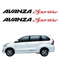 Stiker Avanza Sportivo Sepasang Sticker Pintu Body Mobil Toyota