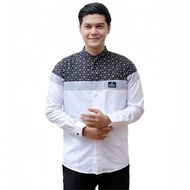 Kareem - Koko Shirt For Adult Men Long Sleeve Combination Of Batik/Senopati Toyobo Premium