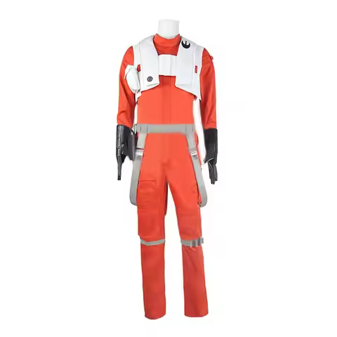 Movie The Force Awakens Luke Skywalker Jumpsuit Cosplay Costume customized for Halloween Christmas