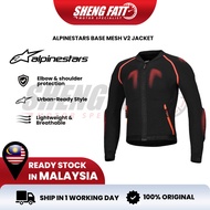 Alpinestars Base Mesh V2 Mesh Jacket  Motorcycle Jacket Men Riding Jacket Lightweight Jacket 100% Or