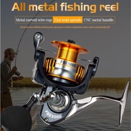 Exori Fishing - Spinning Reel 17+1 Bb Fbe 2000-7000 Max Drag 8-10Kg Metal Spool One Way System