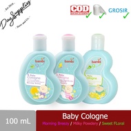 Bambi Baby Cologne 100mL MORNING BREEZY MILKY POWDERY/ SWEET FLORAL scent/