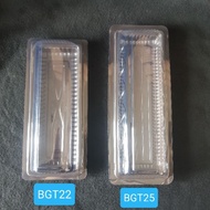 20pcs Mika Bolu Gulung BGT22 BG25 / Box Bolu Gulung BG22 BG25 / Mika Plastic Cake / Mika Bolu Gulung