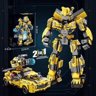 Đồ chơi lắp ráp tương thích với Lego biến hình Bumblebee và Optimus Prime dành cho các bé