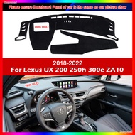 For Lexus UX 200 250h 300e ZA10 2019 - 2022 Dashboard Cover Board Mat Carpet Pad Sun Shade Retro Lea