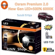 Osram หลอดไฟหน้า รถยนต์ Premium 2.0 New Gen LED+500% 50W 10000lm 6000K Suzuki Ertiga รับประกัน 2 ปี