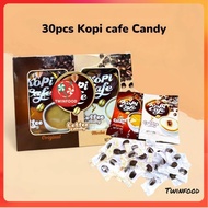 30pcs x8g KHY Kopi Cafe Candy Mix 2flavour (original / mocha) wangi coffee flavour