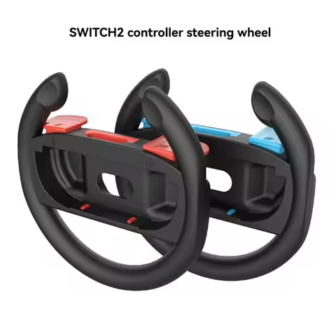 2PCS Racing Steering Wheels For Nintendo Switch 2 Controller Game Grip Handle Racing Game Wheel