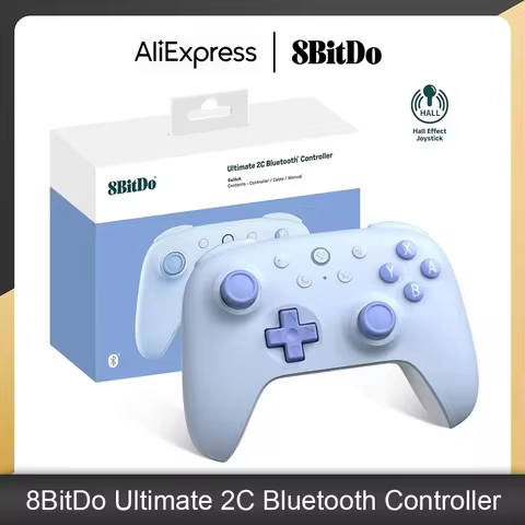 8BitDo Ultimate 2C Bluetooth Controller Wireless Gamepad with Hall Effect Joystock for Nintendo Swit