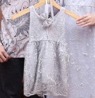Baju Couple Batik Set Pakaian Keluarga Ibu Bapak anak warna merah maroon Sarimbit Batik Keluarga Se