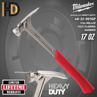 Milwaukee Milled Face Framing Hammer / Milwaukee 17 Oz Claw Hammer / Heavy Duty / 48-22-9016 / Milwaukee Hand Tool