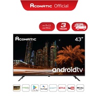 Aconatic ทีวี 43 นิ้ว LED FHD Android TV 11.0 รุ่น 43HS600AN แอนดรอยทีวี สมาร์ททีวี As the Picture One