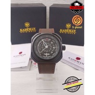 🇲🇾Ready stock🇲🇾KADEMAN K663 Leather Fashion Watch jam tangan lelaki watch men waterproof Quartz fash