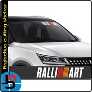 Ralliart Reflective Mirror cutting sticker