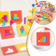 Interactive Puzzle Game Tangram Math Toys Building Board Blocks Children's Shape Toy Game O1w0