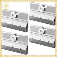 [vd45b8Jim.my] Chrome-Plated Aluminum M6053 Frameless Shower Door Rollers(4pcs), 3/4 in Round Plasti