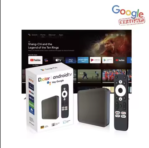 GD2 4K Android Google Dertified Android 12 TV BOX 2G 32G Amlogic S905Y4-B BT5.0 Dual WIFI vs GD1 TV 