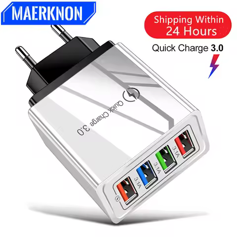 USB Charger Quick Charge 4.0 3.0 3.1A Fast Charging Power Adapter Charger For Samsung iPhone 11 7 X 