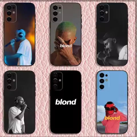 Singer F-Frank Blond Oceans Phone Case For Samsung S24,S21,S22,S23,S30,Ultra,S20,Plus,Fe,Lite,Note,1