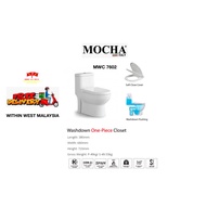 {FREE SHIPPING} Mocha italy MWC7602 s-trap/p-trap One-Piece Water Closet Bathroom water closet toile