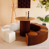 Innovative Telescopic Simple Folding Fashionable Multi-Paper Furniture Bench Dining Table Shoe Chang