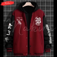 Bomber Jacket Distro Varsity Baseball Sweater Hoodie Boys Girls Boys Premium Thick Fleece Material S