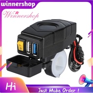 C1FB 20-80V E-Bike Handlebar USB Charger 24V 36V 48V 60V QC3.0 Quick Charger Adapter(Blue Light) Eas
