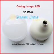 Casing Lampu LED 50 Watt D - 132MM Model Kapsul T-Bulb 50W