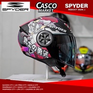 SPYDER REBOOT2 G RONIN SINGLE VISOR HALF FACE HELMET