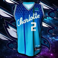 เสื้อบาส เสื้อบาสเกตบอล NBA ทีม Charlotte Hornets เสื้อทีม ชาร์ล็อต ฮอร์เน็ตส์ #BK0095 รุ่น City LaM