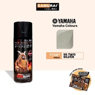 Samurai Y136 Two Silver Yamaha - Aerosol Coating Spray Paint for Automotive Car Motorcycle