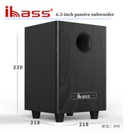 ☃Ibass 100W High Power 6.5\" Passive Subwoofer with Home Amplifier and Car Stereo Speakers SW Ba ☭☪