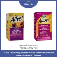 EXP:11/25 Alive Multivitamin Once Daily Women's Ultra Potency Complete Multi-Vitamin 60 Tablets