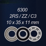 6300-2RS/ZZ/Open/C3 Size 10x35x11mm High Quality Deep Groove Ball     arings 6300-2RS/6300ZZ/6300/63