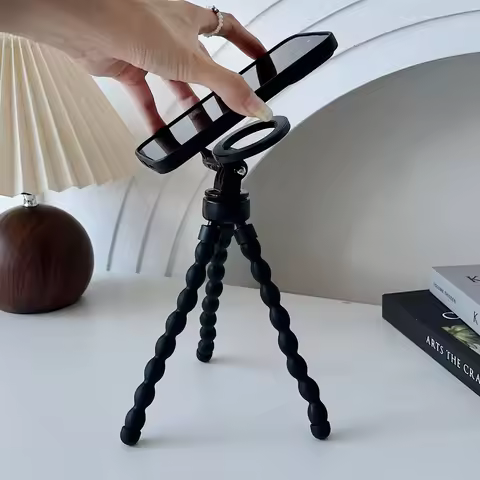 For Magsafe Magnetic Tripods For Mobile Phone Tripod Smartphone Monopod Universal Stand Octopus Mini