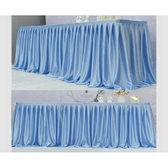 / TABLE DECORATION/ TABLE SKIRT WITH Ruffles 90CM HEIGHT X 350CM LENGTH