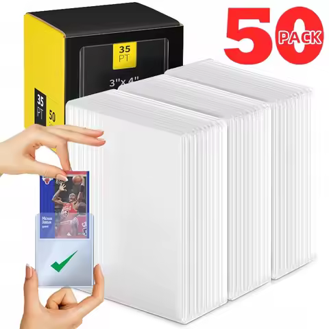 50-1PACK Kpop Idol Photocard Sleeve Card Collect Holders 35PT Anti-scratch Gaming Trading Card Colle