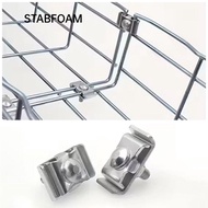 STABFOAM 10pcs Grid Connectors, DIY Metal Grid Wall Clamps, Home Improvement Sturdy Clamps Wall Grid
