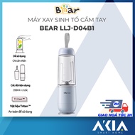 Máy xay sinh tố cầm tay Bear LLJ-D04B1 2 cốc dung tích 350ml công suất 150W nhỏ gọn tiện dụng dễ man
