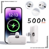 【SG Stock✔】Mini Power Bank 5000mah Portable USB-C Fast Charge Powerbank for iPhone