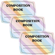 Fuutreo 3 Pcs Composition Book Bulletin Board Paper Composition Notebook Classroom Decor 23.6 x 15.8