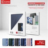 COPPER iPad 7 / 102" (2019) - Magnetic Case | Magnetic Slim Casing