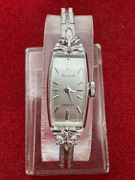 Fine Seiko Diashock 23 jewels ระบบไขลานเพชร 4 เม็ด ตัวเรือนสแตนเลส นาฬิกาผู้หญิง มือสองของแท้