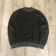 Ysl vintage mock neck sweater moss green 