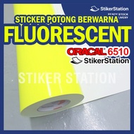 ORACAL 6510 FLUORESCENT STICKER - Car Sticker Rossi Yellow Sticker VR46 Helmet Sticker Motor Sticker