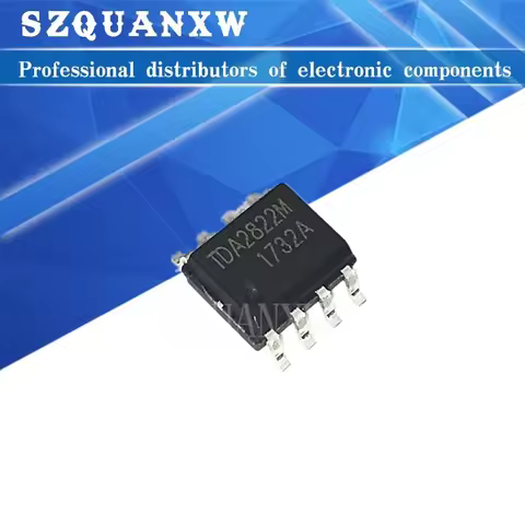 10PCS TDA2822M SOP8 TDA2822 TDA2822D 2822 SOP-8 SOP SMD new and original IC Chipset