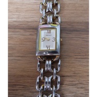 DKNY Tank Gold Chain Bracelet Lady Watch Size 21mm Gold/Silver