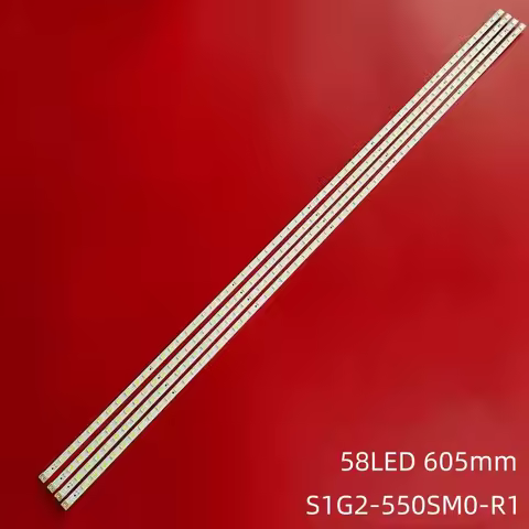 4 PCS/set LED Backlight strip 60LEDs for Sony 55INCH-0D2E-60 S1G2-550SM0-R1 LJ64-02875A LJ64-02876A 