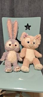 【面交】Disney Stellalou & Linabell S size 星黛露+玲娜貝兒S號公仔正版上迪